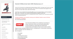 Desktop Screenshot of msc-barbarossa-ev.de