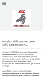 Mobile Screenshot of msc-barbarossa-ev.de